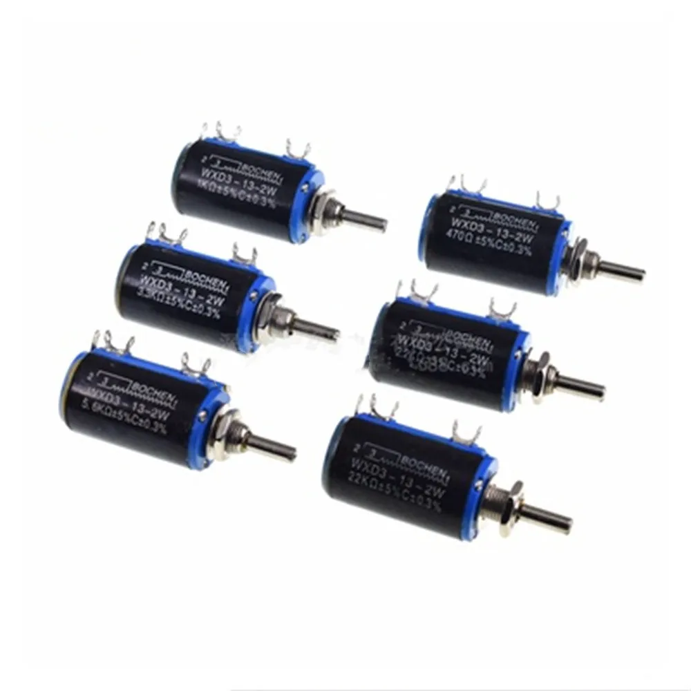 

1pcs WXD3-13-2W 100 200 220 470 680 1K 2.2K 3.3K 4.7K 5.6K 6.8K 10K 22K 33K 47K 100K Ohm WXD3-13 2W Wirewound Potentiometer