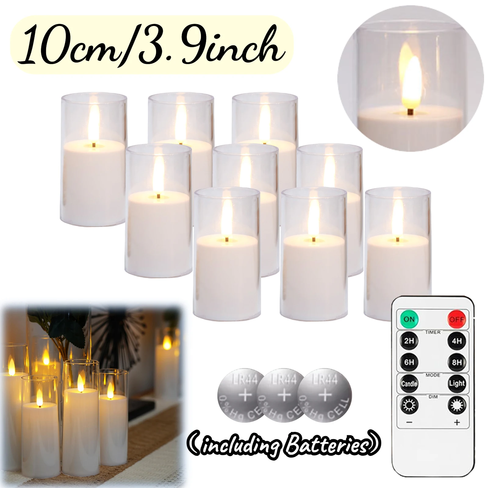 

Светодиодные свечи XMSJ, 3 штуки