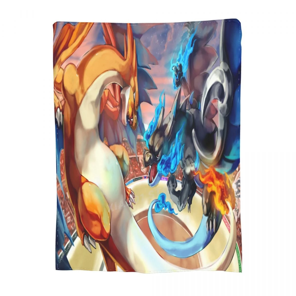 Manta con estampado 3D de monstruo de bolsillo, manta de franela, funda de cama suave con estampado de dibujos animados, para sofá, regalo (0)