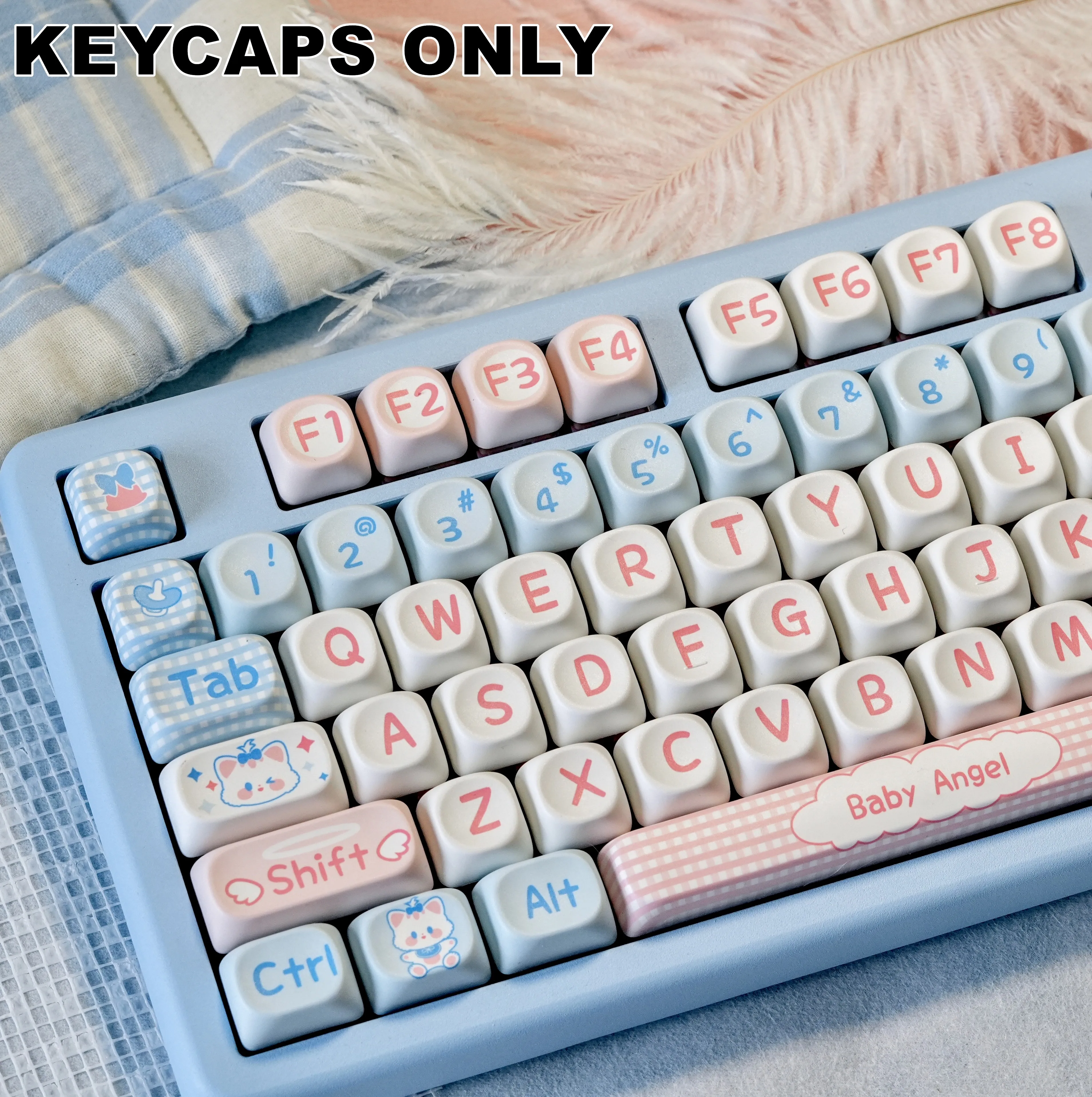 131 клавиша Baby Project PBT колпачки для клавиш MOA Profile Dye-Sublimated Keycap Set Mx Cherry Gateron Switch