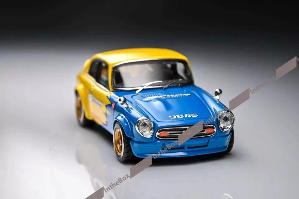 S800 ложка 1:64 масштаб от YTM смоляная Модель Коллекция автомобилей ограниченный