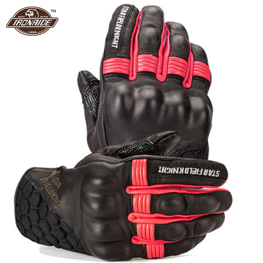 

Leather Gloves Motorcycle Gloves Riding Gloves Breathable Touch Screen Cycling Gloves, Sports Gloves,motorcycle Gloves