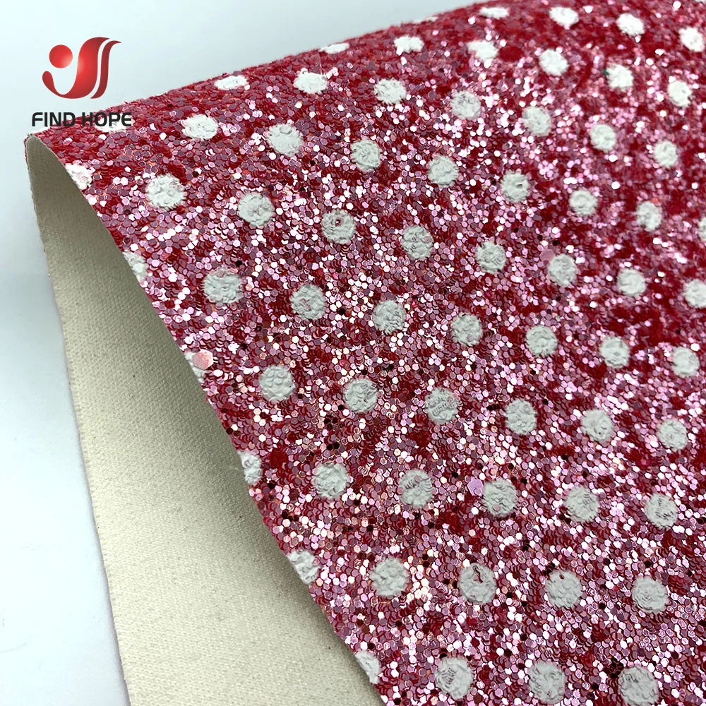 20x120 См В Горошек Массивная Блестящая Ткань Из Искусственной Кожзаменителя С