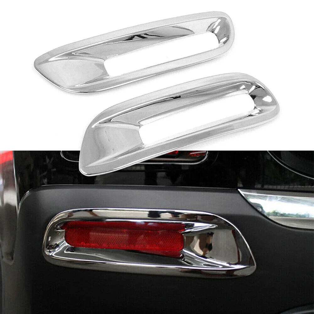 

New Chrome Rear Fog Light Lamp Cover Trim For Toyota Highlander 2011-2013