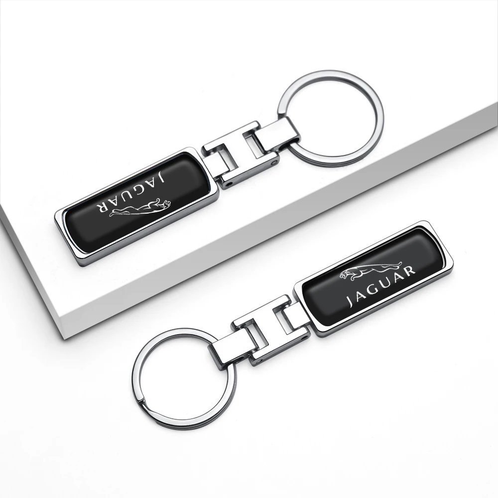 

Expory Metal Key Chain Car Key Fobs Keyring Pendant Decoration For Jaguar XEL XFL E-PACE F-PACE I-PACE XJ XF XE XK F F-TYPE X S