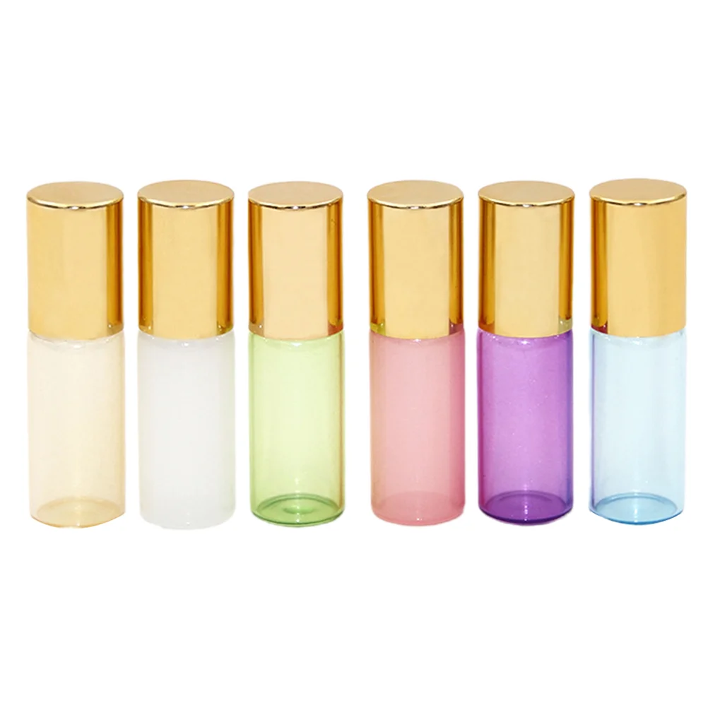 

Bottles Roller Bottle Travel Essential Refillable Oil Containers Empty Tubes Oils Lip Portable Container Amber Balm Aromatherapy