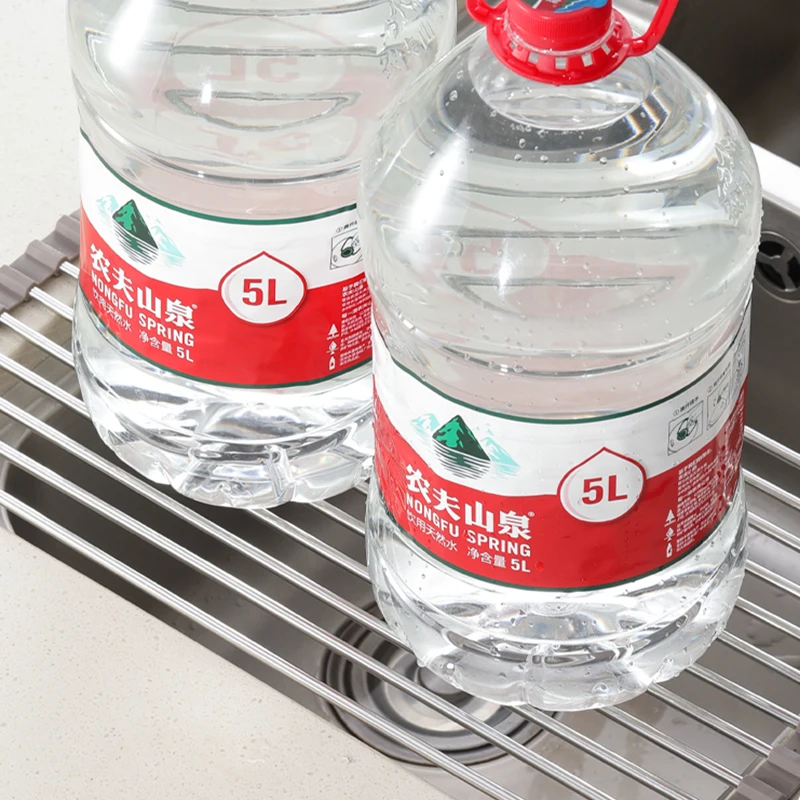 Регулируемая сушилка полка для слива лоток складной органайзер раковины