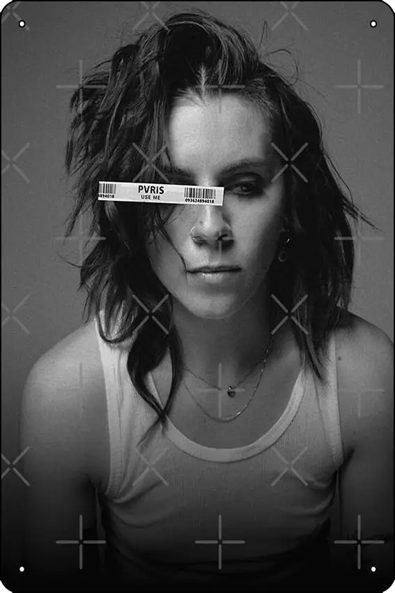 Группа PVRIS Music музыкальный Тур металлическая печатная жестяная вывеска 12X8 дюймов