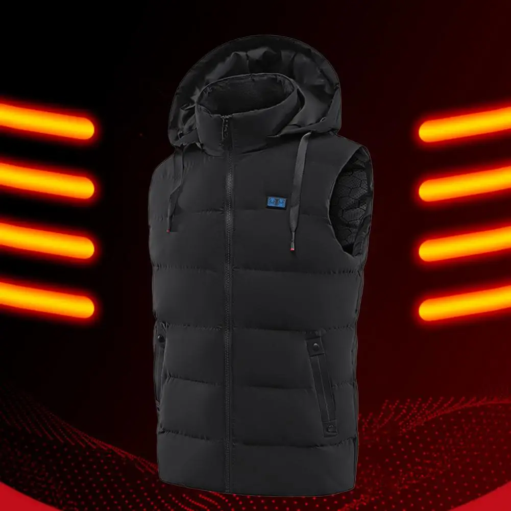 

11 Places Heated Vest Men Women Usb Heated Jacket Heating Vest Thermal Clothing Hunting Vest Winter Heating Jacket