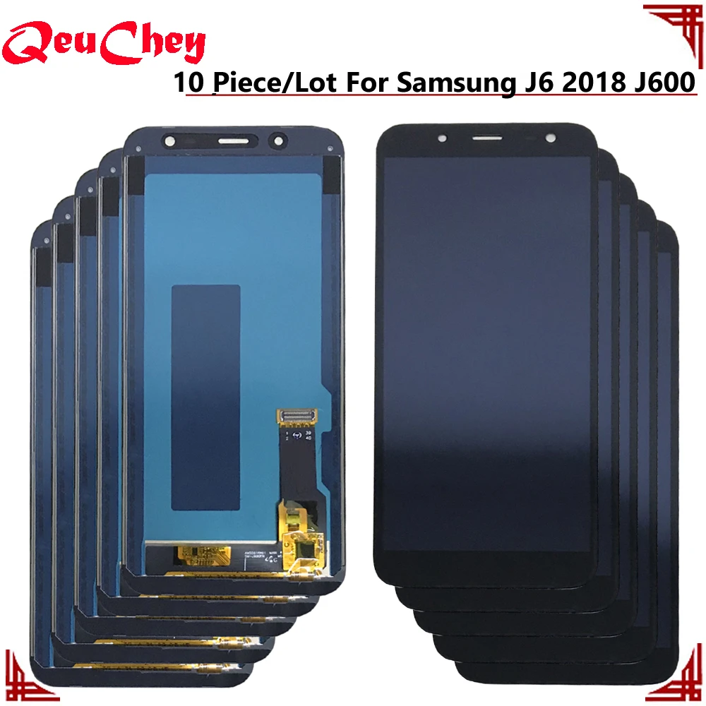 10 шт./лот TFT-2 для Samsung Galaxy J6 2018 J600 J600F сенсорный экран дигитайзер Датчик ЖК-дисплей