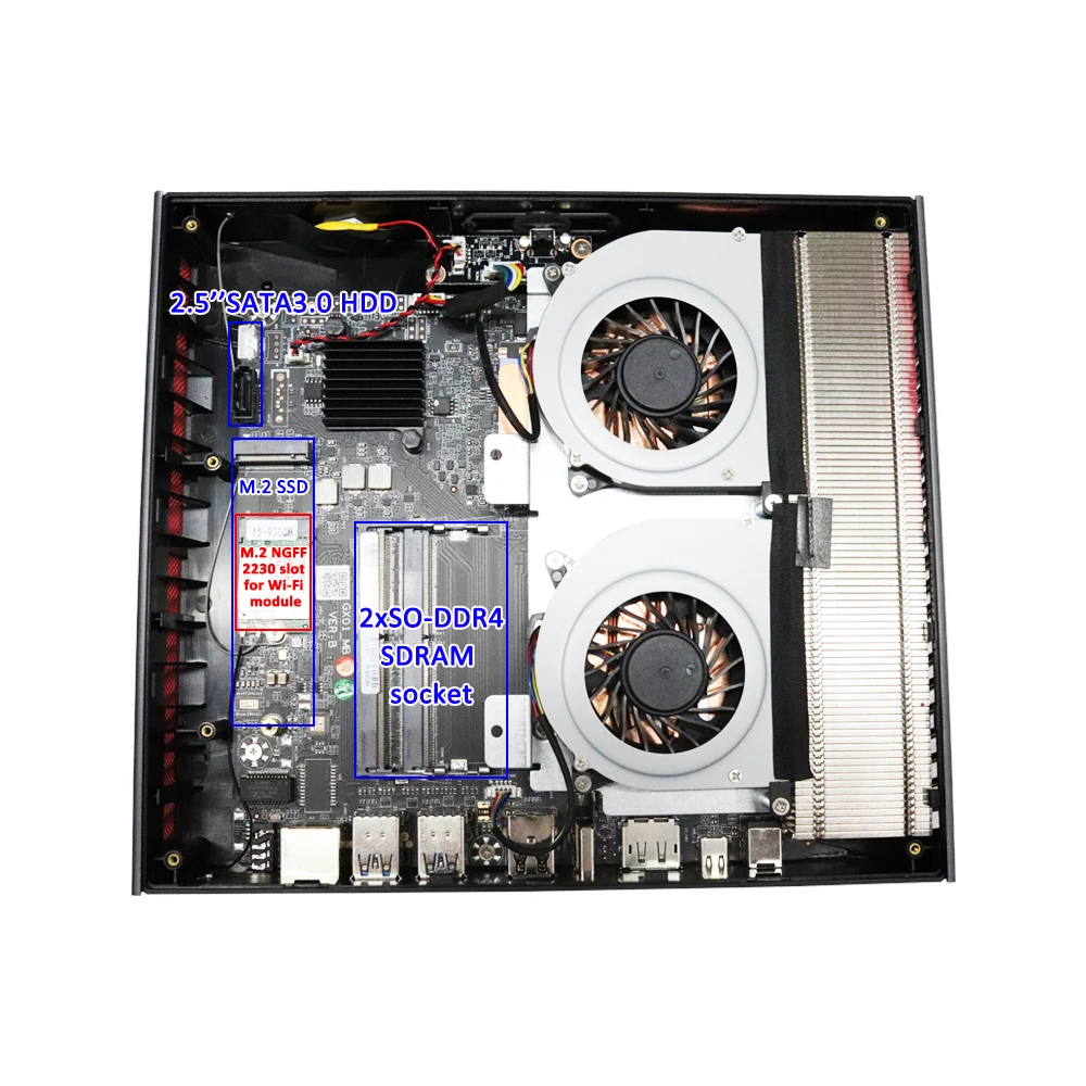Дешевый игровой мини-ПК 9-го поколения Intel i9 i7 i3 Nvidia GTX 1650 2 * DDR4 NVMe SSD настольный