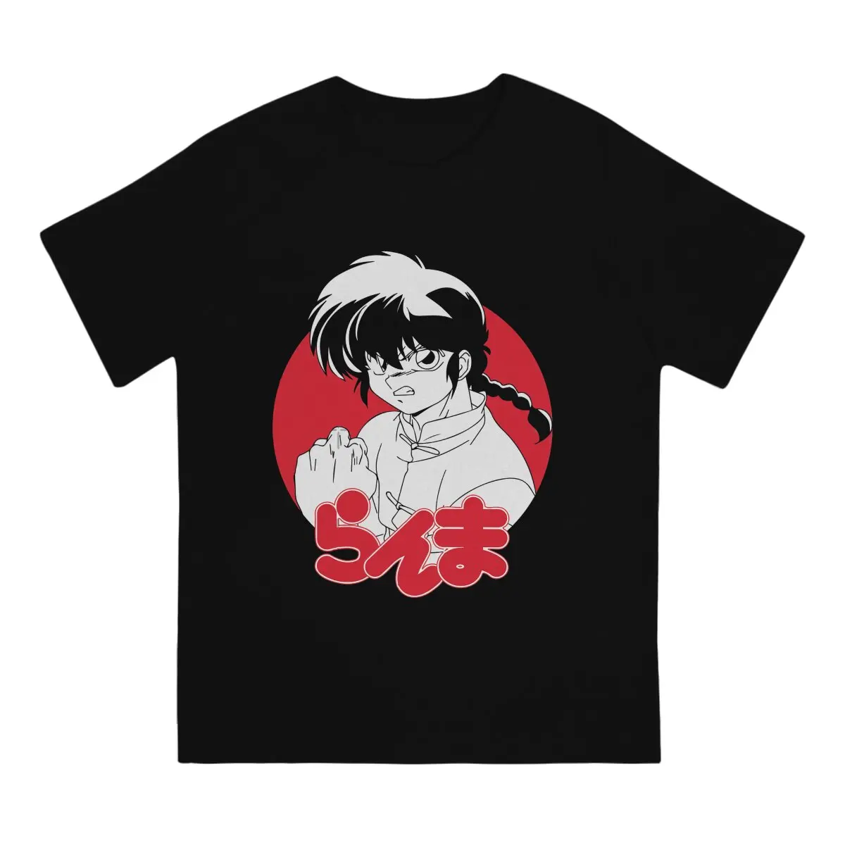 

Funny Retro Japan Anime T-Shirts for Men Round Neck 100% Cotton T Shirt Ranma Manga Short Sleeve Tees Gift Idea Clothing