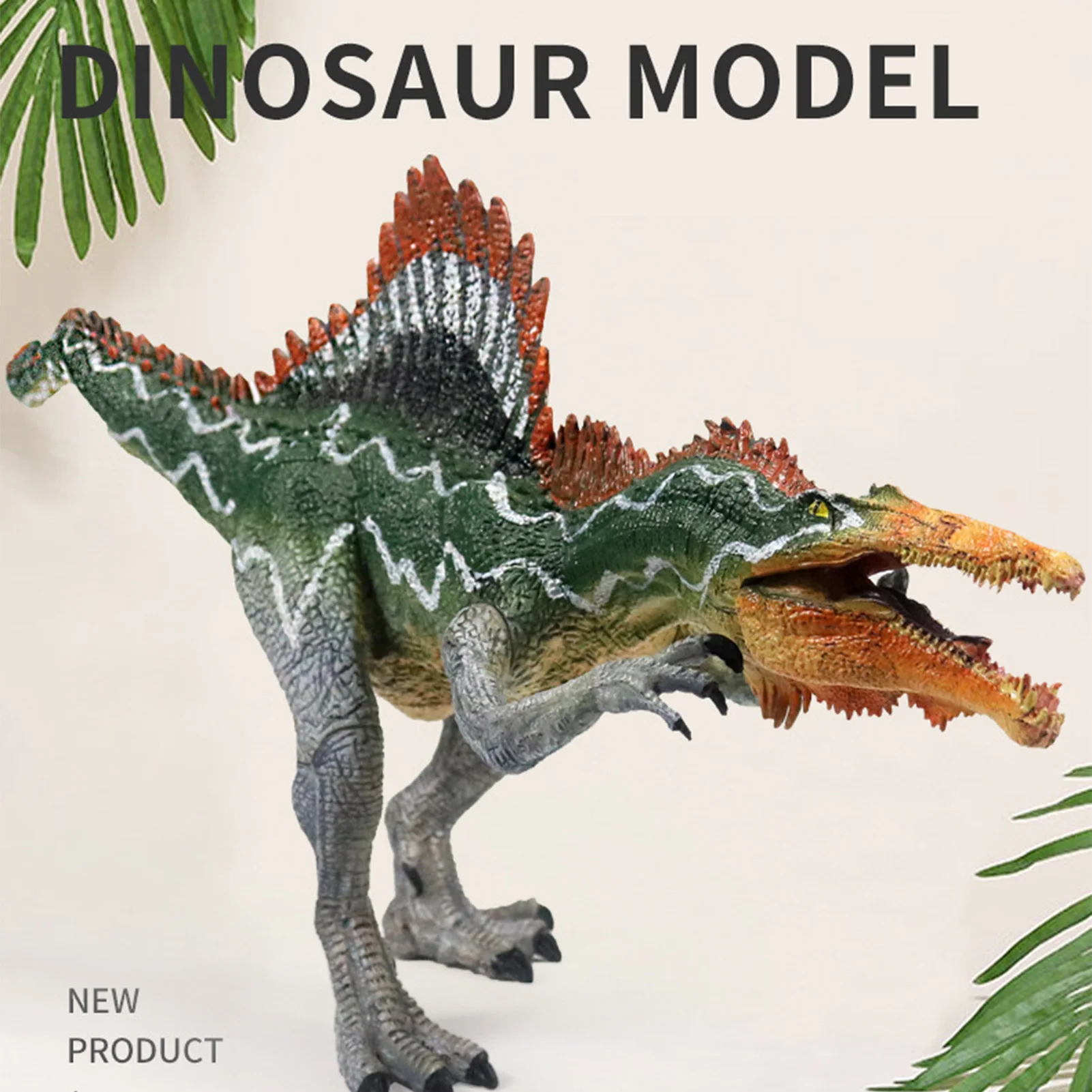 

Доисторические модели Юрского периода мир динозавров Spinosaurus большого размера, фигурки животных, ПВХ, высокое качество, игрушки для детей, по...
