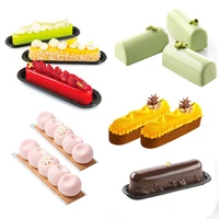 silikolove striped mousse cake mold silicone pastry mold for sweets cake forms tray diy homemade french dessert tools