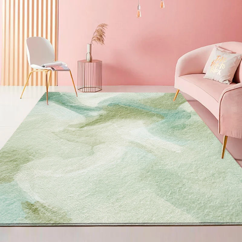 Светильник-розовый простой коврик Morandi бархатный ковер для гостиной спальни