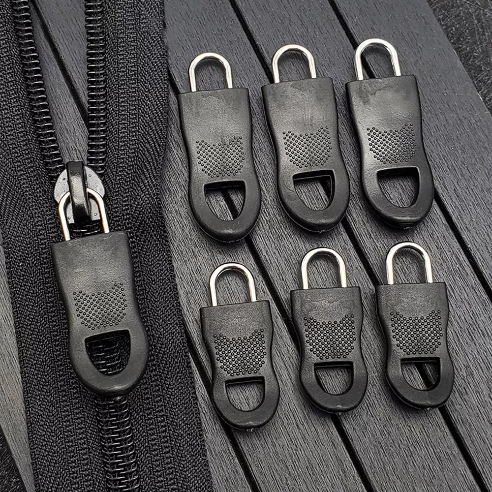 

Detachable Metal Zipper Pull Zipper Repair Kit Tags Zip Fixer for Clothes Black Zipper Puller Slider for Home Bag Suitcase Cloth