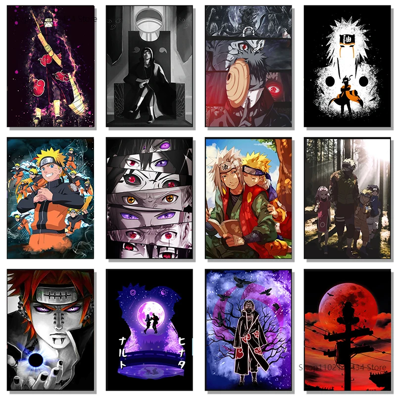 

Japanese Anime Naruto Canvas Painting Posters and Prints Art Wall Decoration Mural Modern Home Living Room Decoration Decor Gift