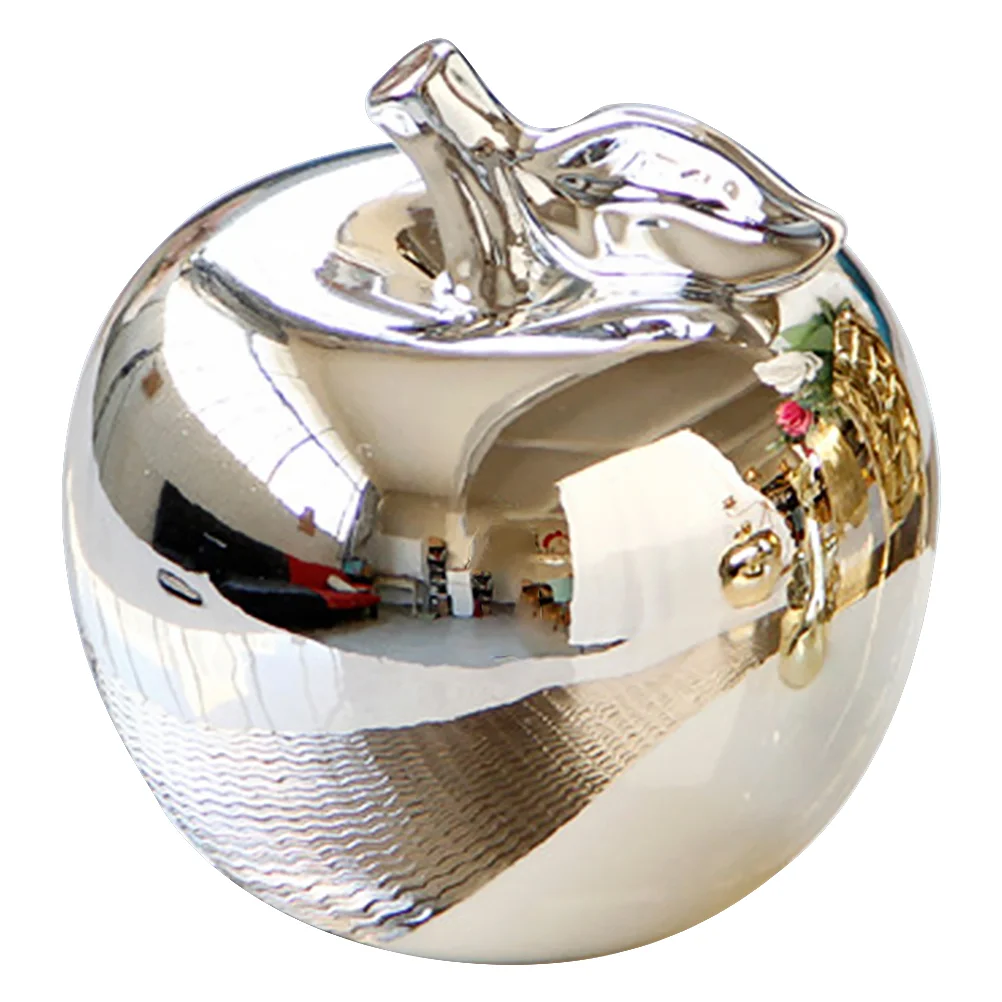 

Desktop Adornment Apple Ceramic Ornament Xmas Decoration Pottery Figurine Ceramics Office