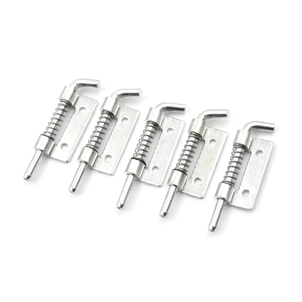 

5 шт., пружинные металлические защелки для дверей и шкафов, 5,3X1,7 см