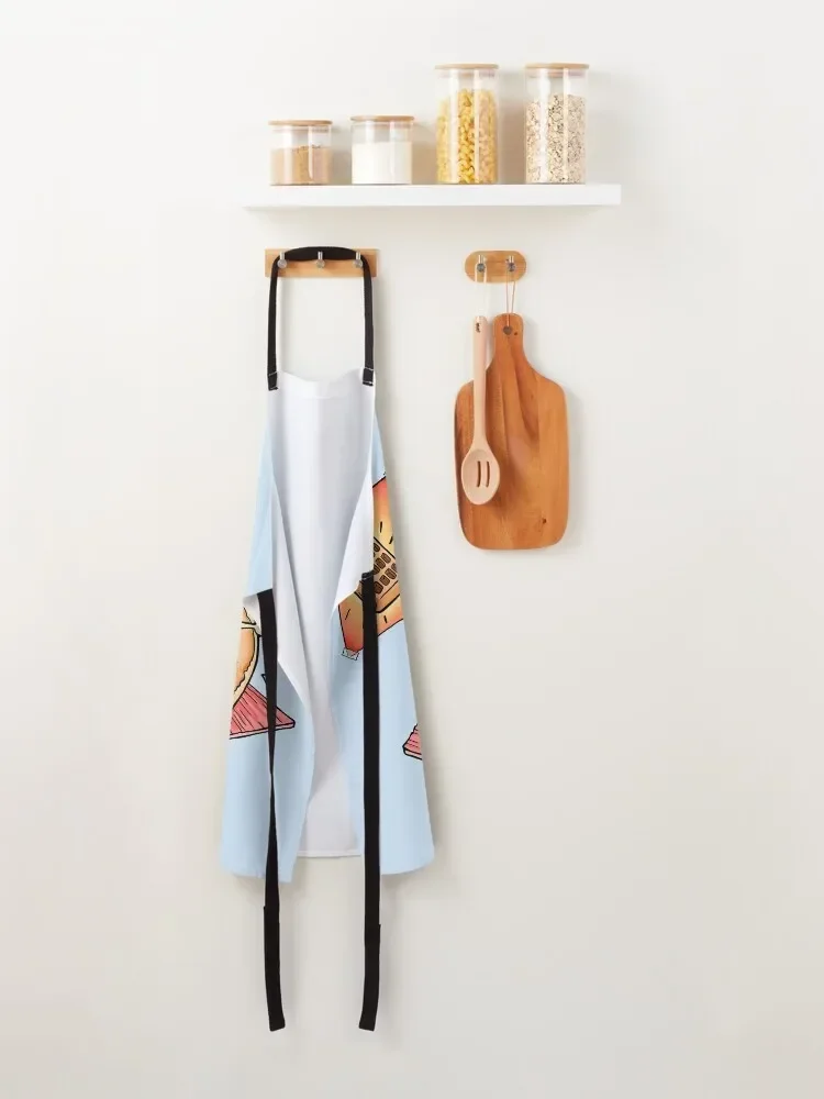 Вафли - это только Блинчики с абс. Фартук для маникюра мастера красоты мужской