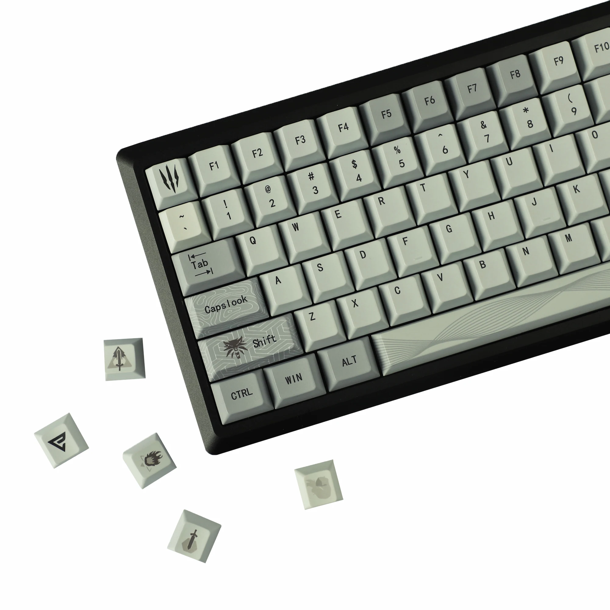 YMDK Тема Wild Hunt 134 клавиши верхняя печать из ПБТ вишневый профиль сублимационная