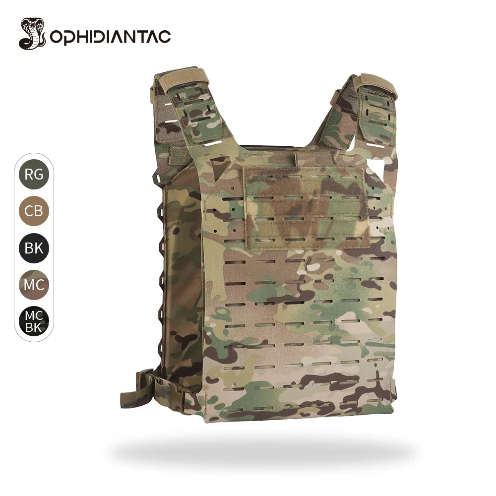 OPHIDIANTAC Nylon Lightweight SF Plate Carrier V2 MOLLE Mount Can ...