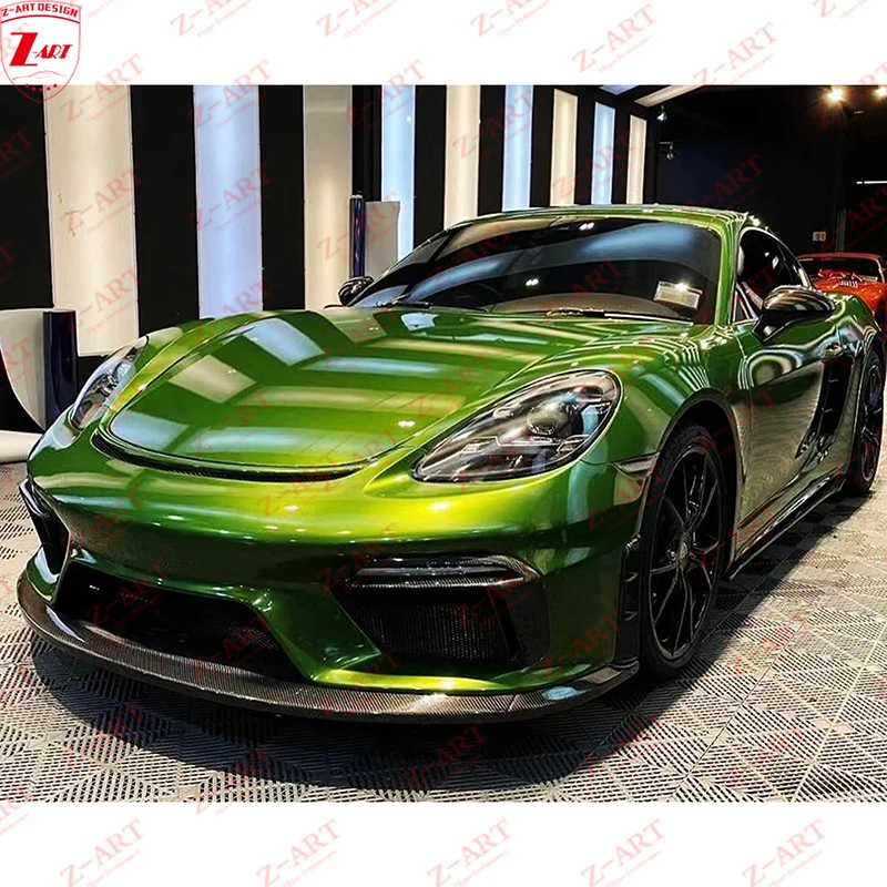 Z-ART 718 Boxster Refit Body Kit для Cayman Tuning Модернизированный комплект Aerodynamic 2016-2019