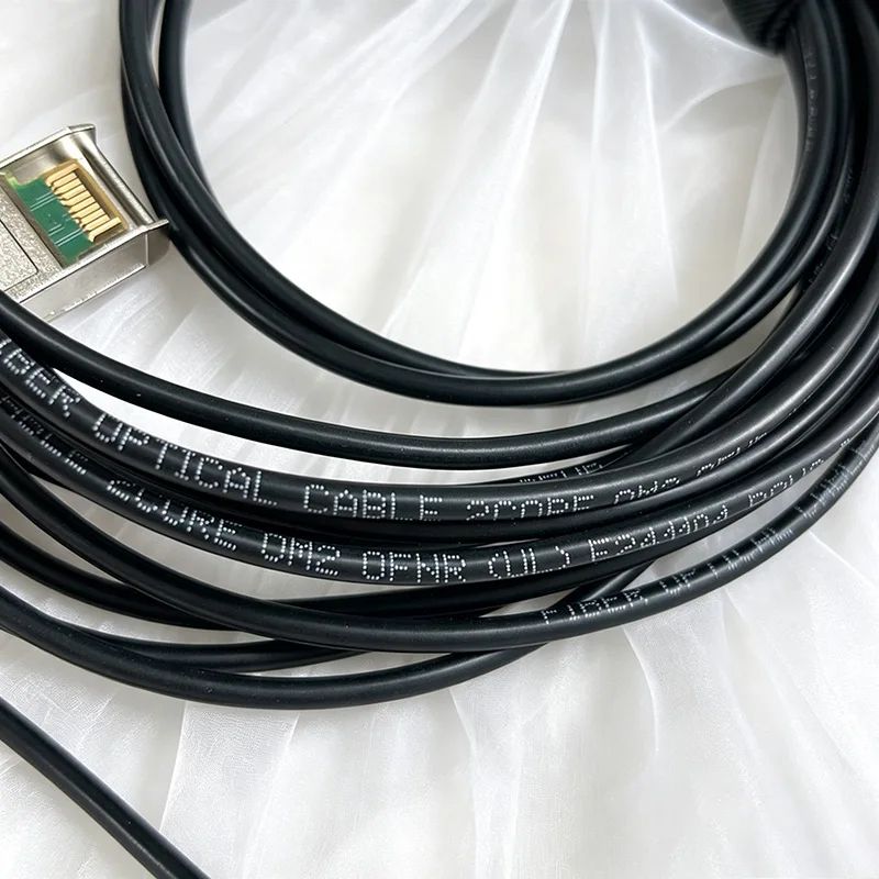Фото Оптоволоконный кабель 10Gb 25Gb SFP Multimode 850nm LC SFP+10G-AOC 5M для оптических коммутаторов MikroTik/Ubiquiti/Mellanox №5