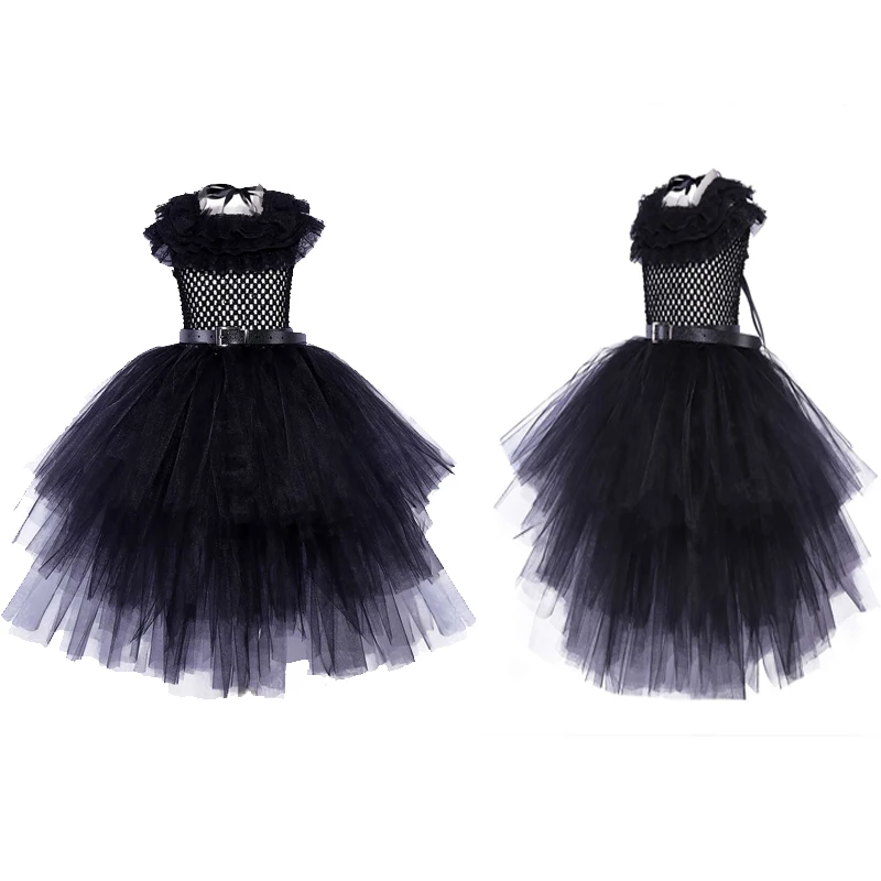 

Детский костюм для косплея по мотивам среду для девочек, детское платье-пачка для костюмированной вечеринки, юбки на Хэллоуин, карнавал, искусственная Маскировка, одежда