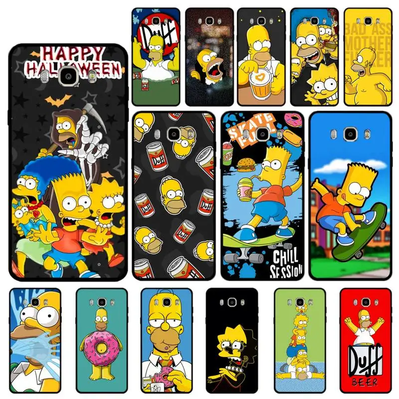 

Disney The Simpsons Phone Case for Samsung J 4 5 6 7 8 prime plus 2018 2017 2016 J7 core