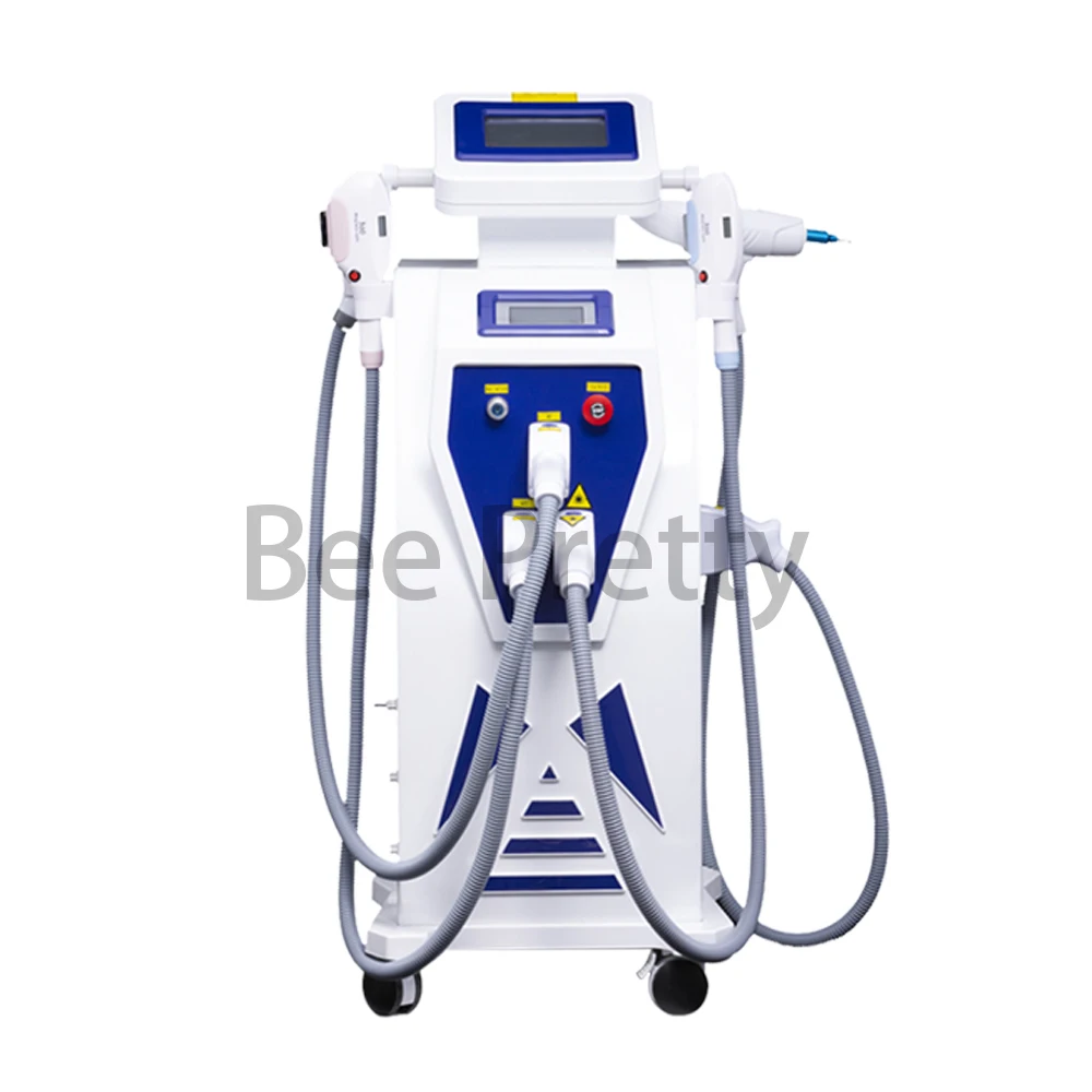 

Multifunctional 4 In 1 OPT IPL Hair Removal Nd Yag Machine Elight Skin Care Tattoo Remover Face Lifting Carbon Peeling Salon Spa