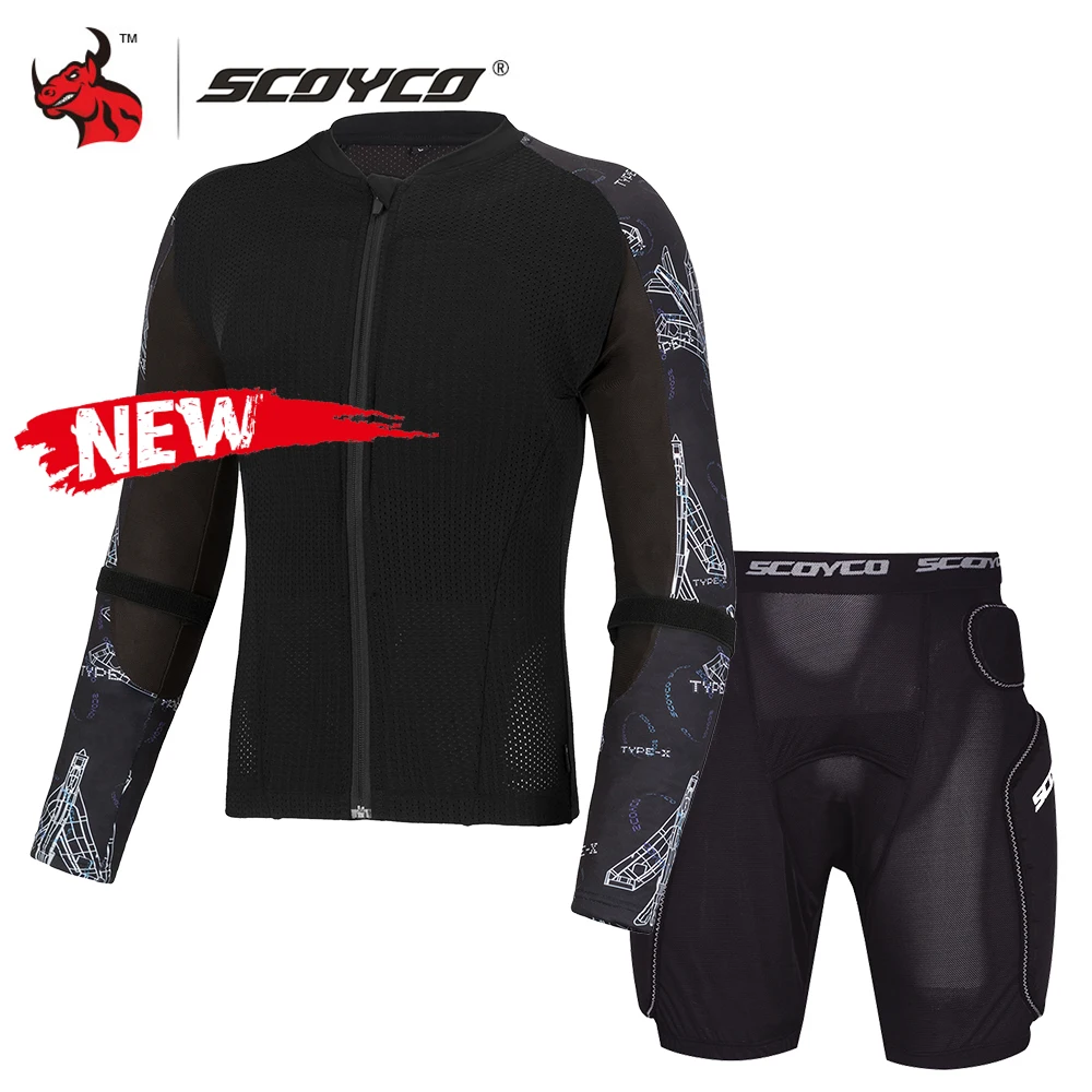 

Мотоциклетная куртка SCOYCO, летняя защитная одежда для мотокросса