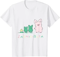 sanrio zashikibuta happy pig t shirt unisex fashion clothing t shirt crew neck casual print graphic short sleeve t shirt