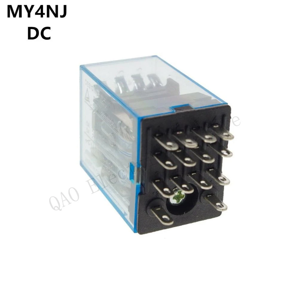 Реле MY4NJ катушки светодиодный индикатор 14 контактный терминал DC12V 24V 36V 48V 110V 220V