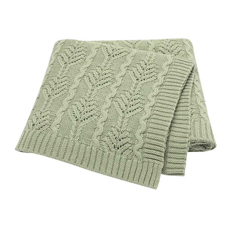 

Newborn Baby Blankets 100*80cm Knitted Infant Boys Girls Swaddle Wrap Quilts Covers for Stroller Bedding Super Soft Toddler Mats