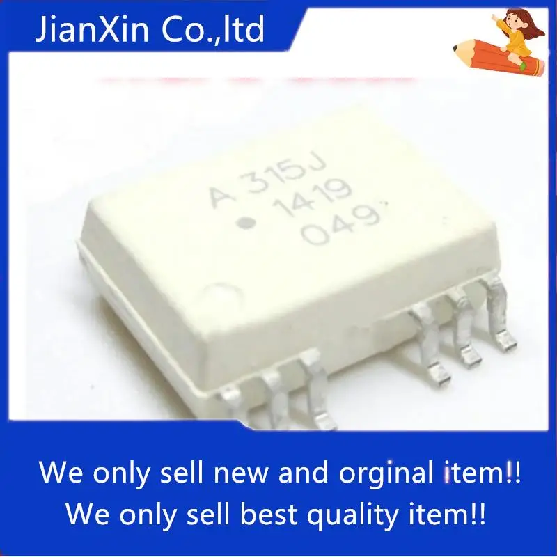 

10pcs 100% orginal new HCPL-315J SOP12 A315J IGBT gate drive optocoupler