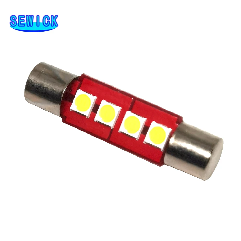 300 шт. 28 мм 29 C5W 4 SMD 3030 фотолампа лампочка для фестона Автомобильное Зеркало