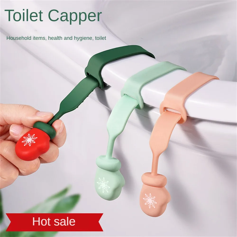 

Toilet Lapper Silicone Environmental Protection Material Isolation Of Adjustable Buckle Easy To Clean Bathroom 25g