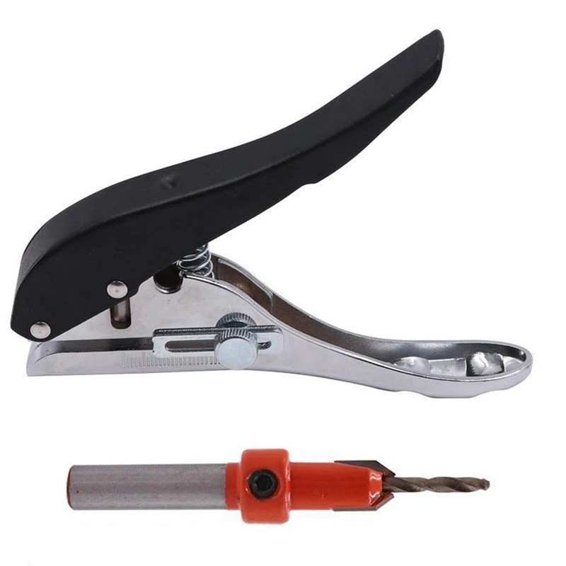

Carpentry Round Hole 8Mm Countersunk Drill Puncher PVC Adjustable Size Carpentry Tool