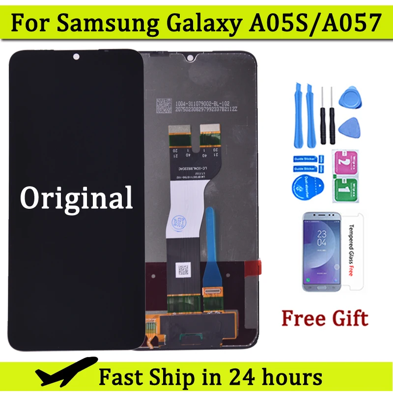 

6,7 "Оригинальный ЖК-дисплей для Samsung Galaxy A05s A057, ЖК-дисплей с сенсорным экраном и дигитайзером для Samsung SM-A057F, SM-A057F/DS ЖК-экран