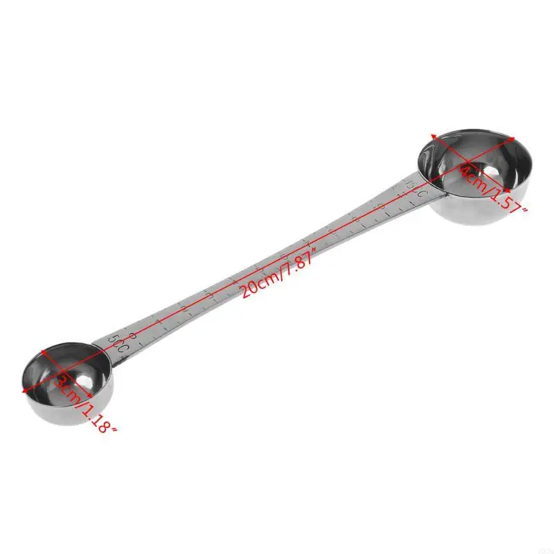 103A из нержавеющей стали двойные концы измерения ложки с масштабной столовой