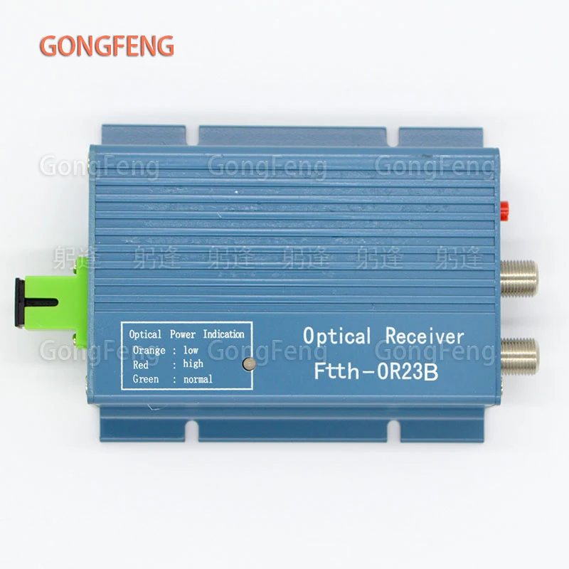 5PCS New CATV Optical Receiver OR23B With WDM, AGC Converter SC APC Connector Mini Mode  Inch RF Output Free Shipping To Brazil