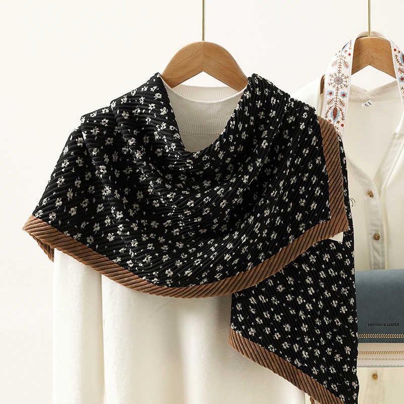 Женский шарф зимний теплый модный брендовый дизайнерский двусторонний одеяло