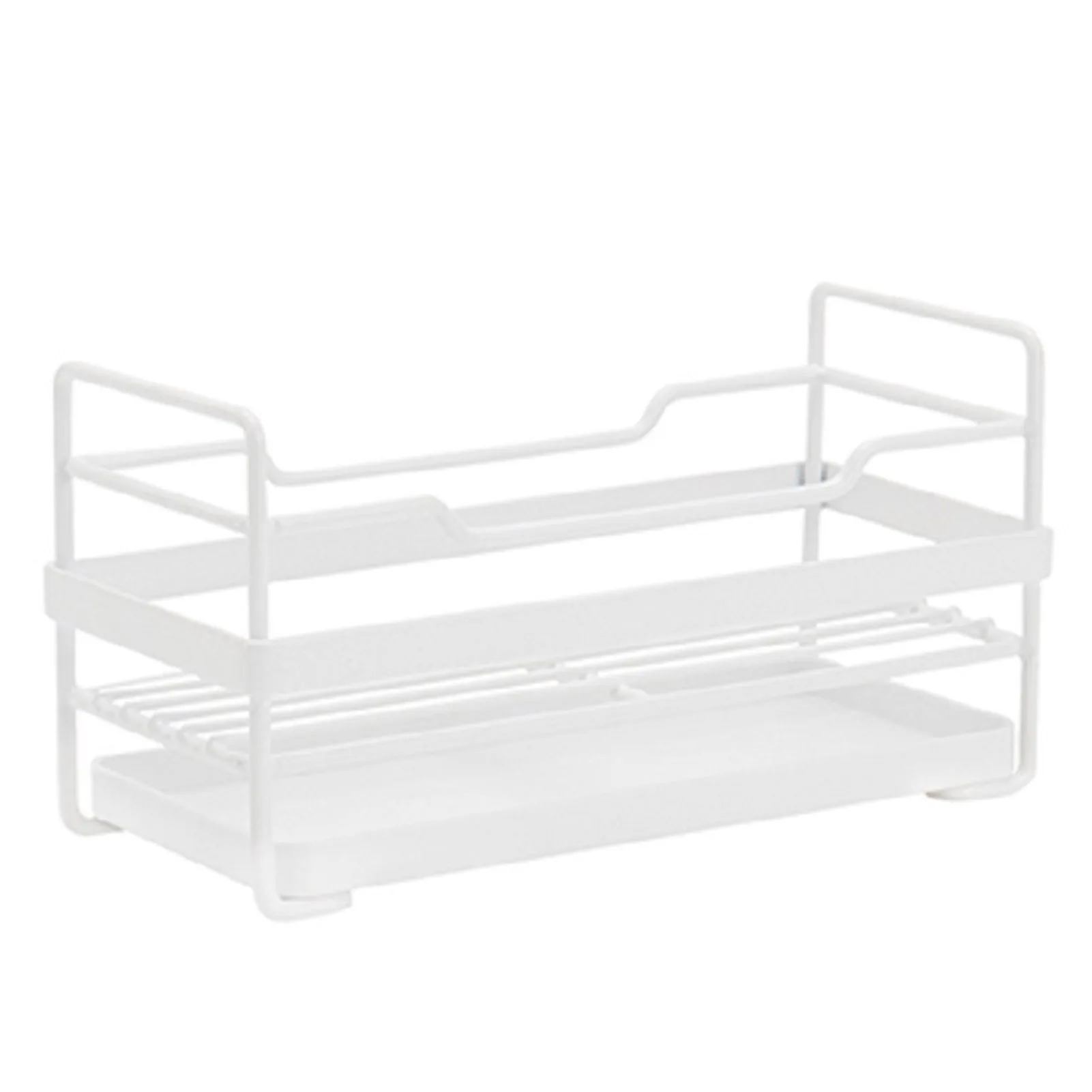 

Sink Holder Tray Drainer Rack Quick Drying Stable Sink Caddy Shelf for Kitchenware Storage