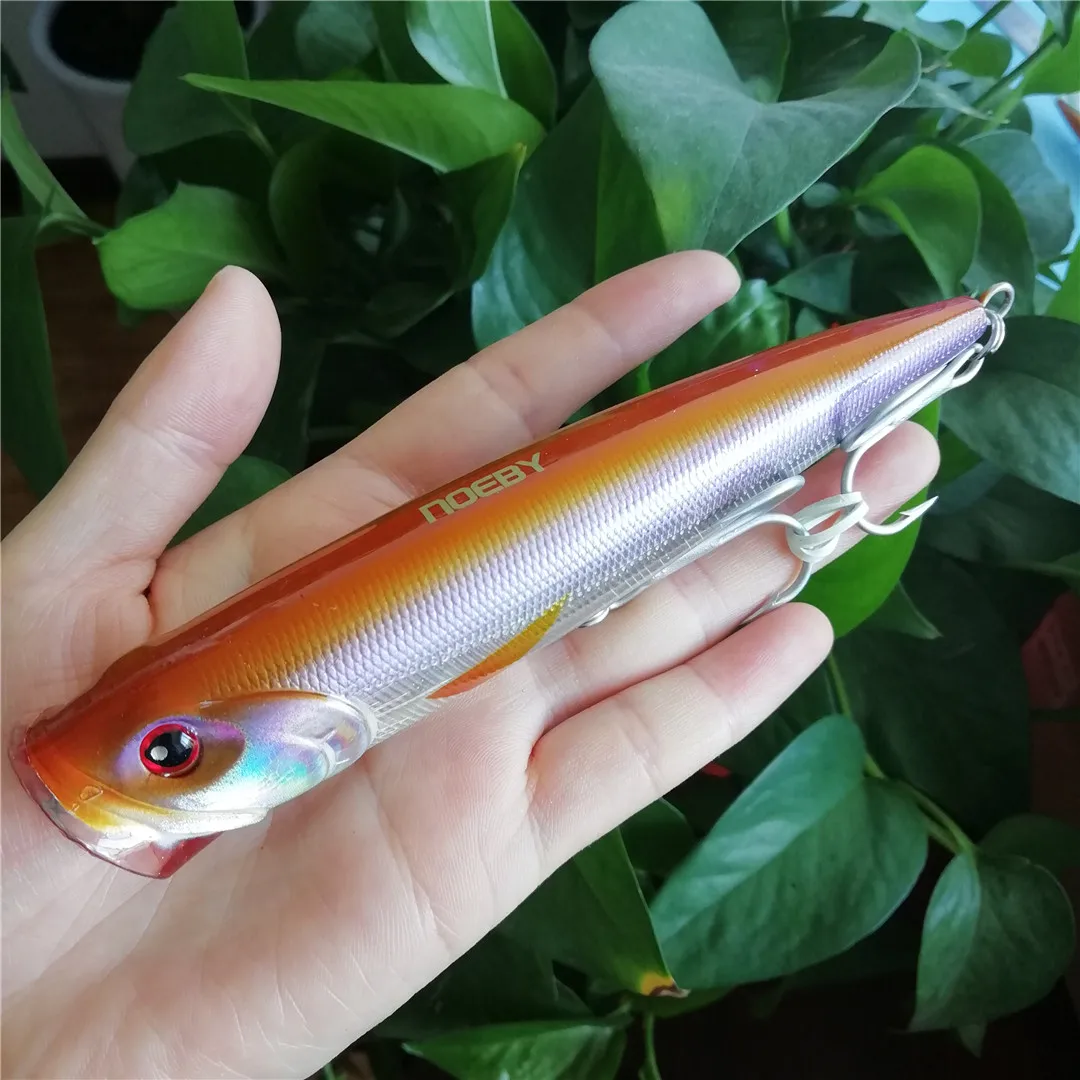 Noeby NBL9069 popper твердая приманка для рыбалки Topwater плавающие искусственные приманки