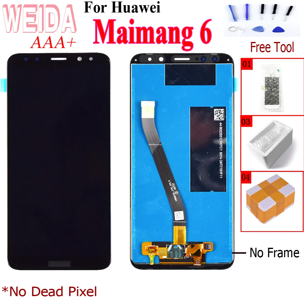 

ЖК-дисплей 5,9 дюйма для Huawei Maimang 6, ЖК-дисплей для huawei Nova 2i, сенсорный экран для Huawei Nova 2i, сменный ЖК-дисплей
