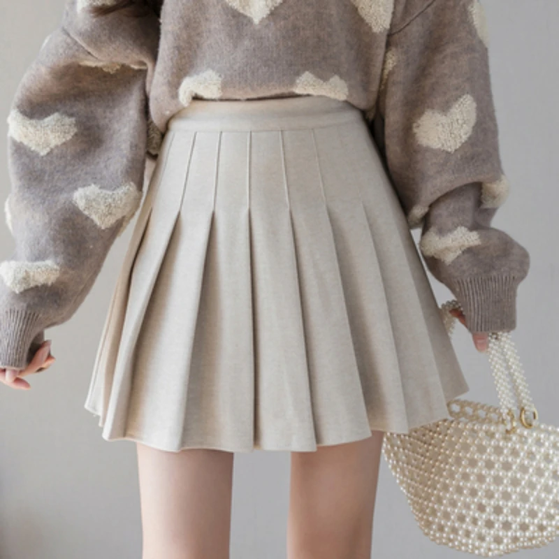 

Новая плиссированная юбка с высокой талией, плиссированная мини-юбка для девочек в стиле Харадзюку, женская летняя облегающая короткая школьная форма, юбка
