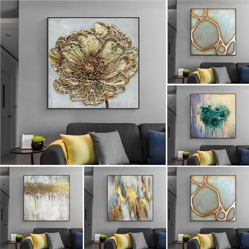 

Modern Abstract Canvas Art Decor Painting Wall Art Poster Prints for Living Room Wall Decorative Paintings Pictures Home Decor