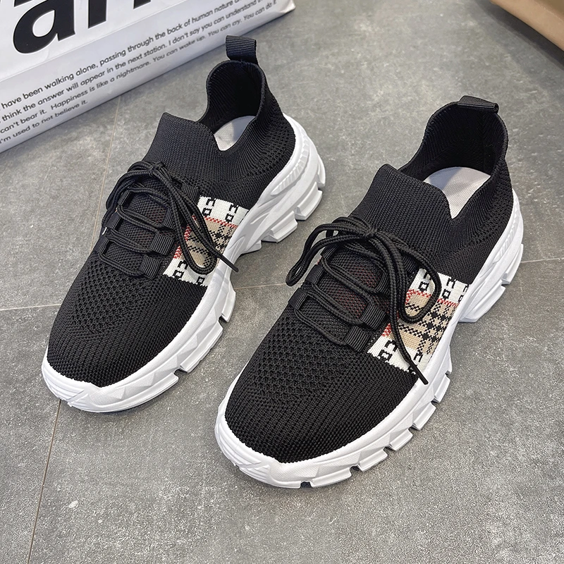 

Casual Comfortable Mesh Breathable Single Shoes Women's Vulcanized Shoes 2022 New Autumn Women's Shoes Outdoor Running Sneakers
