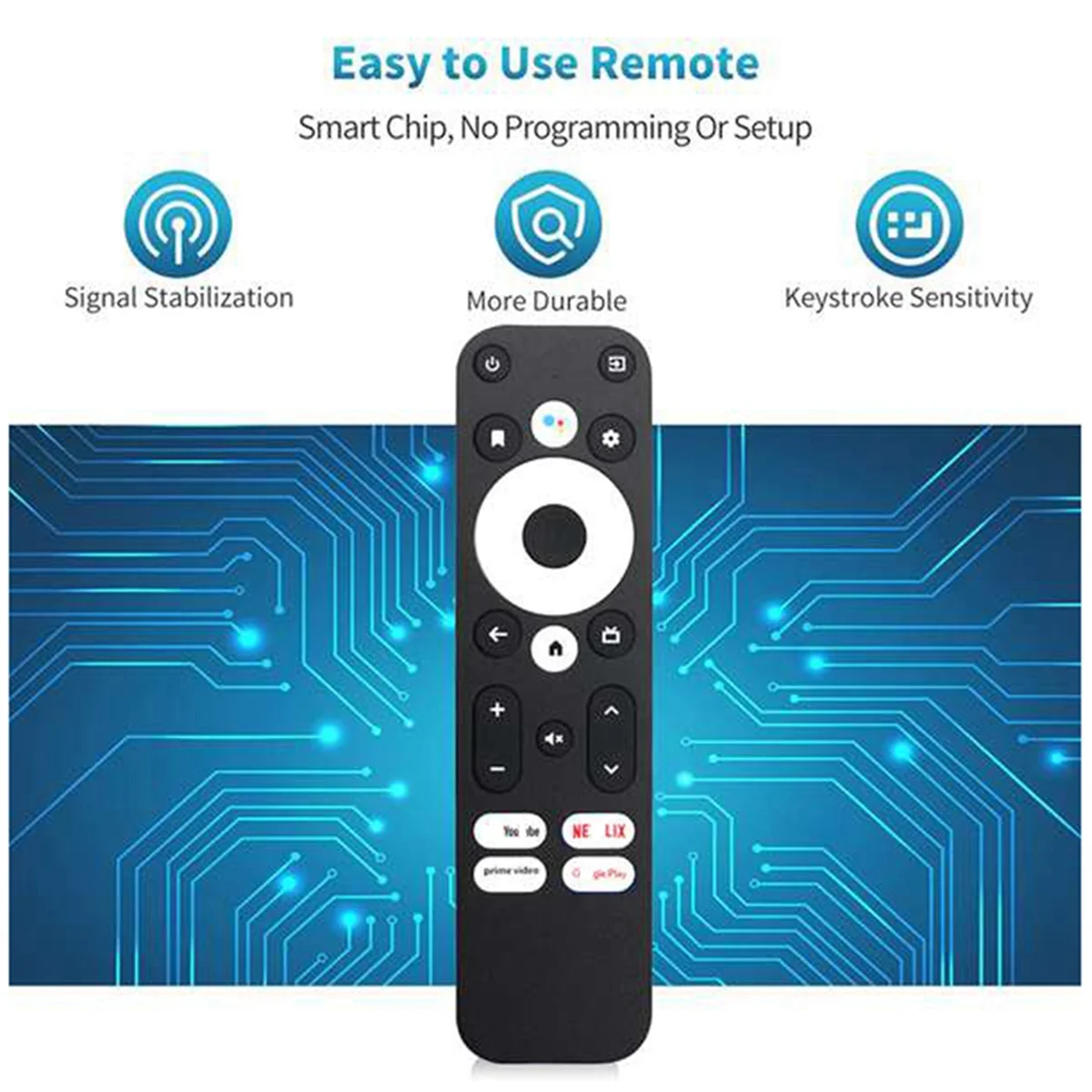 Голосовой пульт дистанционного управления для MECOOL/ONN KM2 Plus Android TV Box |